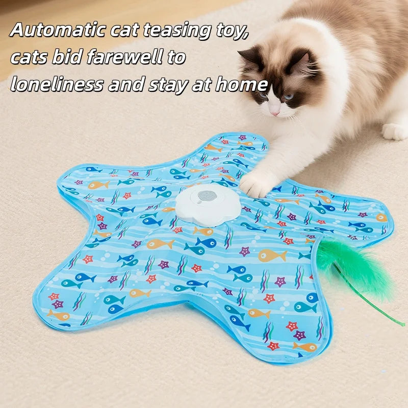 Cat Hunting Carpet with Teaser