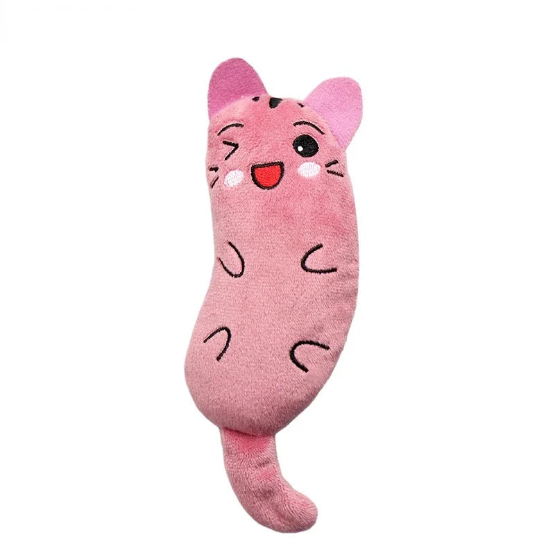 Pet Kitten Chewing Toy Funny Cute Plush Toy Teeth Grinding Catnip Cat