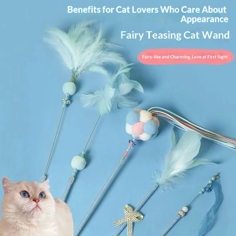 FeatherFrenzy Cat Wand Set
