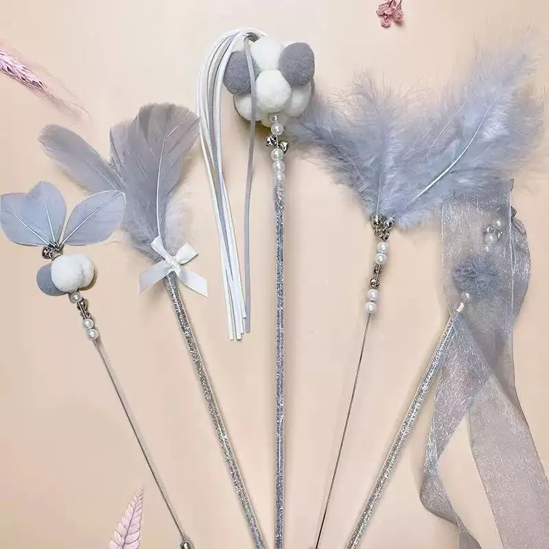 FeatherFrenzy Cat Wand Set