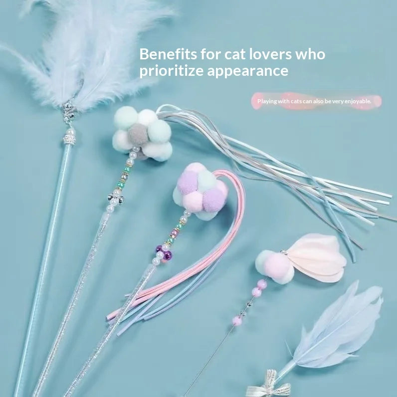 FeatherFrenzy Cat Wand Set