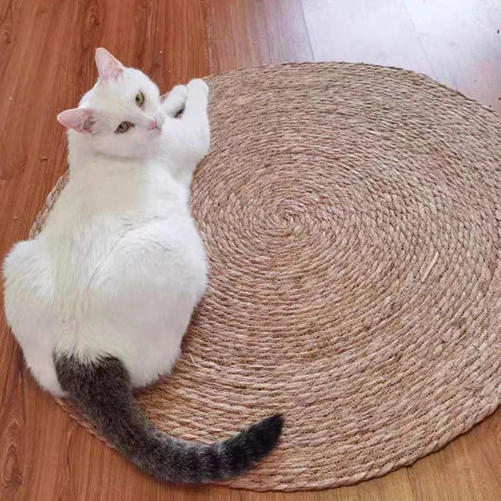 Cat Scratcher Rattan Mat Board Cat Scratch