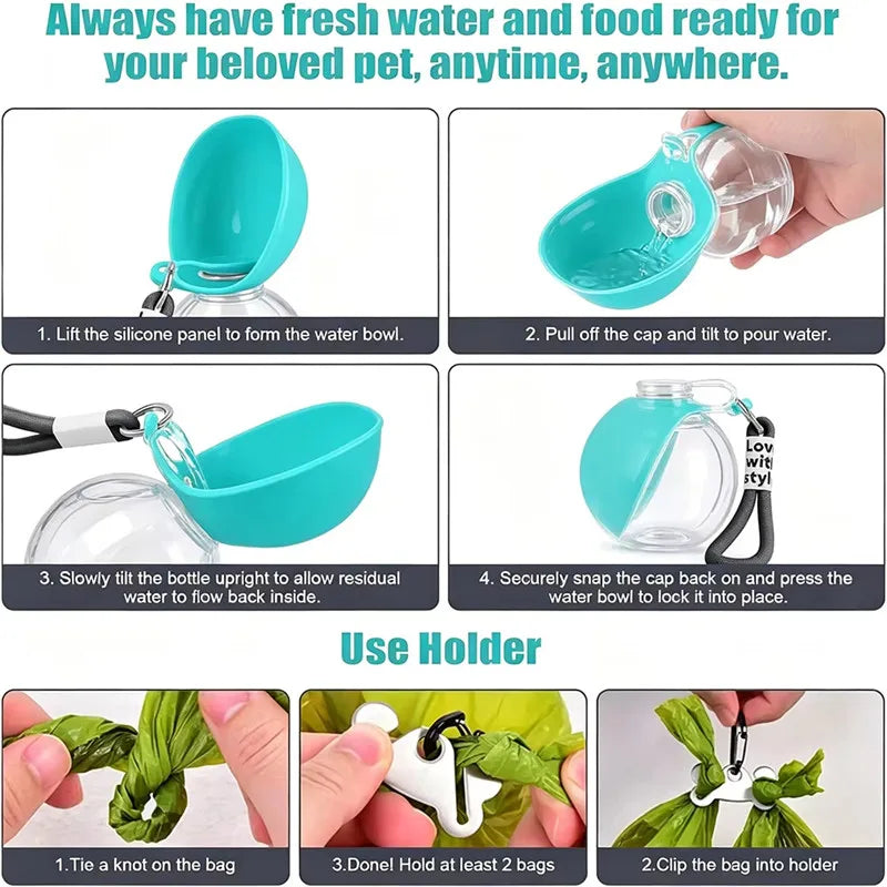 Collapsible Travel Water Bottle for Dogs