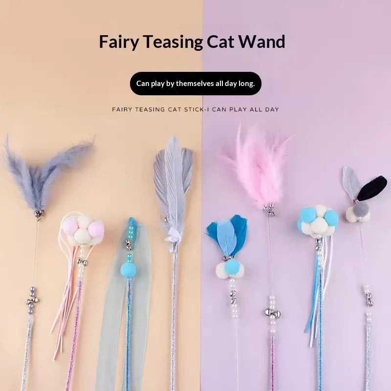 FeatherFrenzy Cat Wand Set