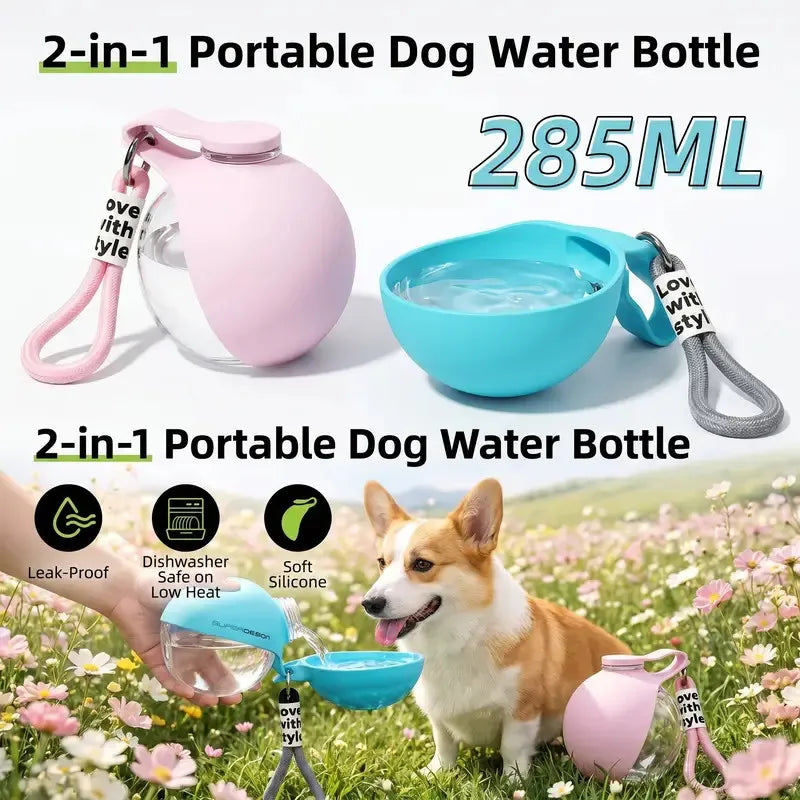 Collapsible Travel Water Bottle for Dogs