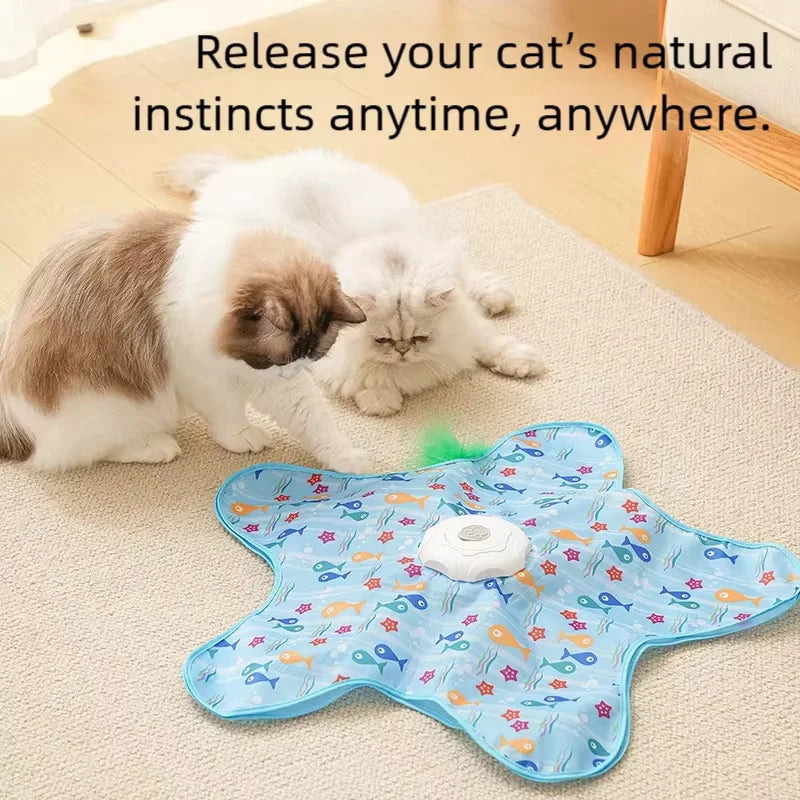 Cat Hunting Carpet with Teaser