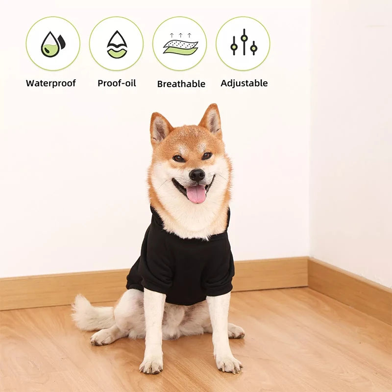 Winter Dog Clothes Sport Hoodies Sweatshirts Warm Coat Clothing Autumn