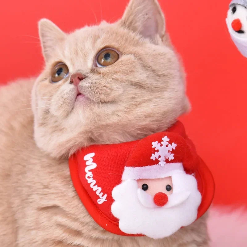 Christmas Pet Cat Dog Hat Santa Small Puppy Xmas Holiday Costume