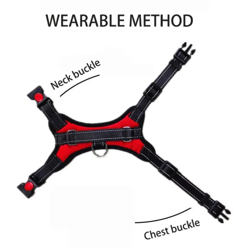 No-Pull Reflective Dog Harness