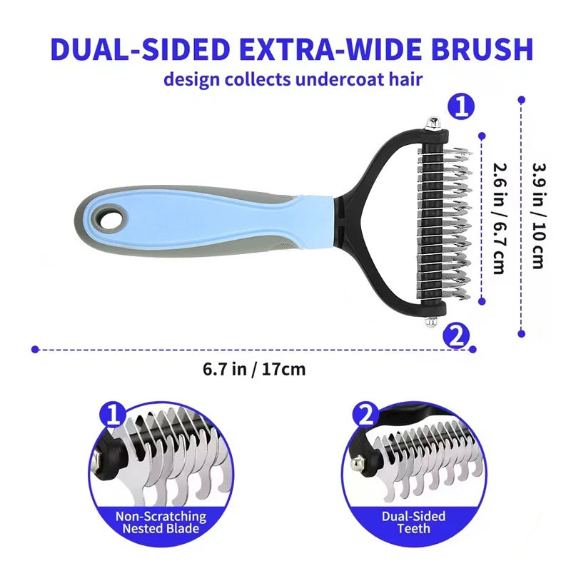DeShed Pro 2-in-1 Grooming Brush