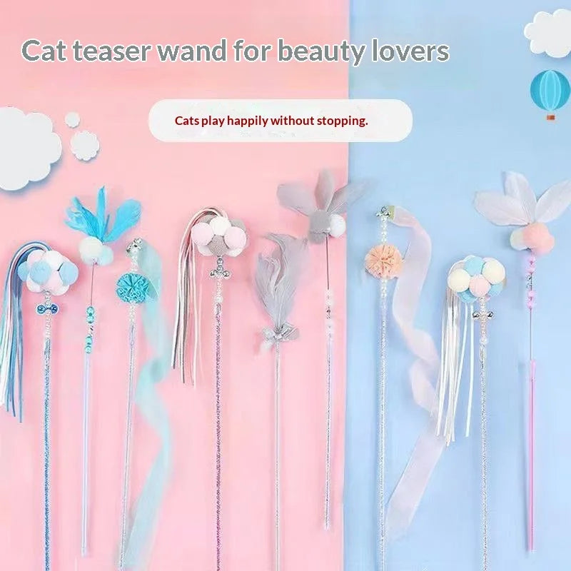 FeatherFrenzy Cat Wand Set